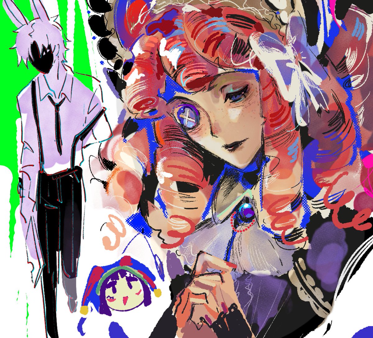 vrrrednuga's tweet photo. the idea of ​​"XVIII carnival-style circus" is firmly entrenched in my head, maybe one day...
#TADC #tadcfanart #TheAmazingDigitalCircus https://t.co/u10MMgdBb7