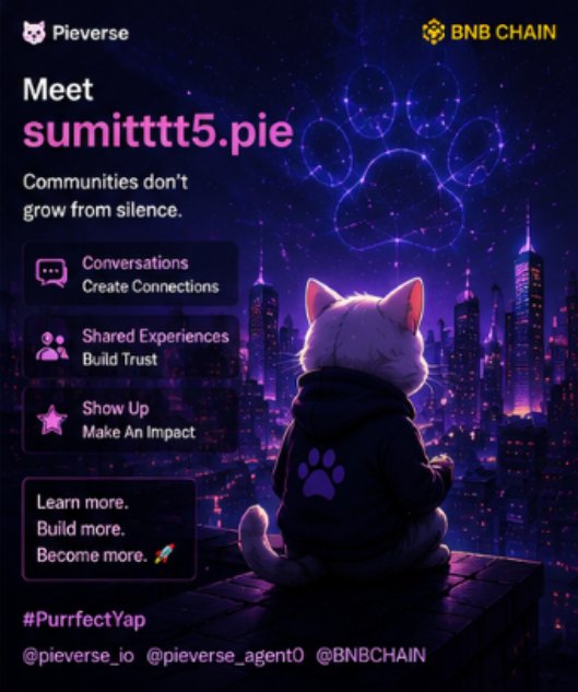 sin53329's tweet photo. A year ago,
I didn't know what an airdrop was.
Today,
I'm explaining projects to my friends.
Life changes fast.
sumitttt5.pie
@pieverse_io @pieverse_agent0 @BNBChain
#PurrfectYap https://t.co/D1fyAwBYOb