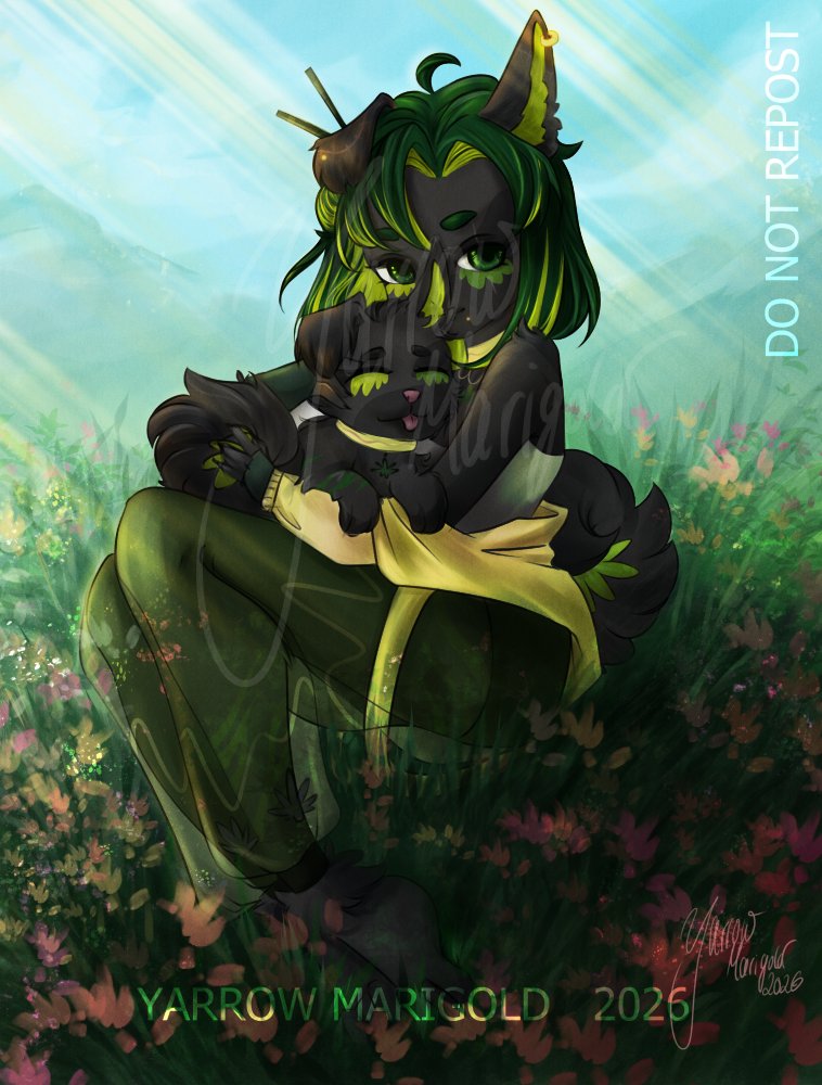 Yarrow_Marigold's tweet photo. Hi folks <3 This was a chibi commission I did a few months ago :3 
Still love the design so much <3 

#VGen #VGencomm https://t.co/OsNgRNMIzZ
