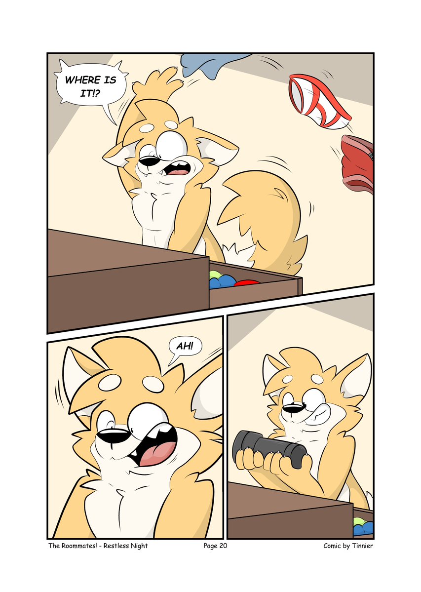 TheFerretTube's tweet photo. The Roommates - Restless Night - Page 20 https://t.co/wcoS751qHF