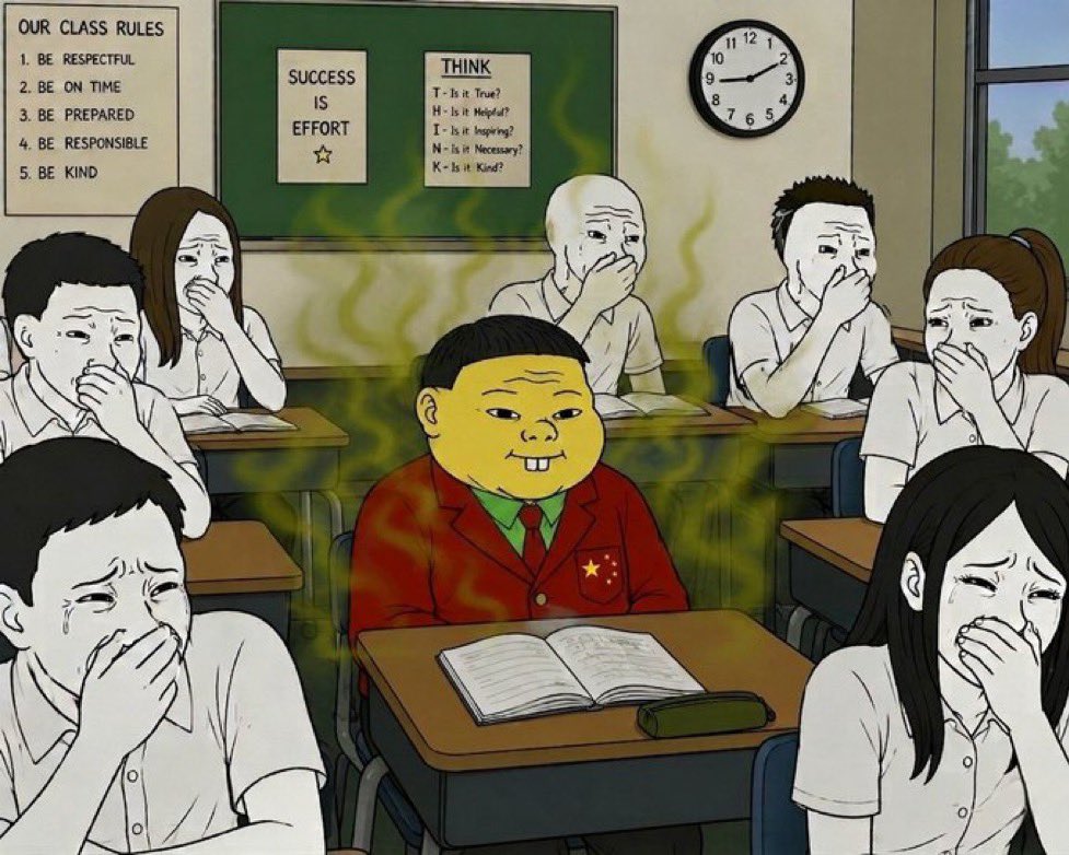 Rak5han's tweet photo. @WWAS688 @jenzhuscott Ching chog in my class: https://t.co/efI5fhVCIE