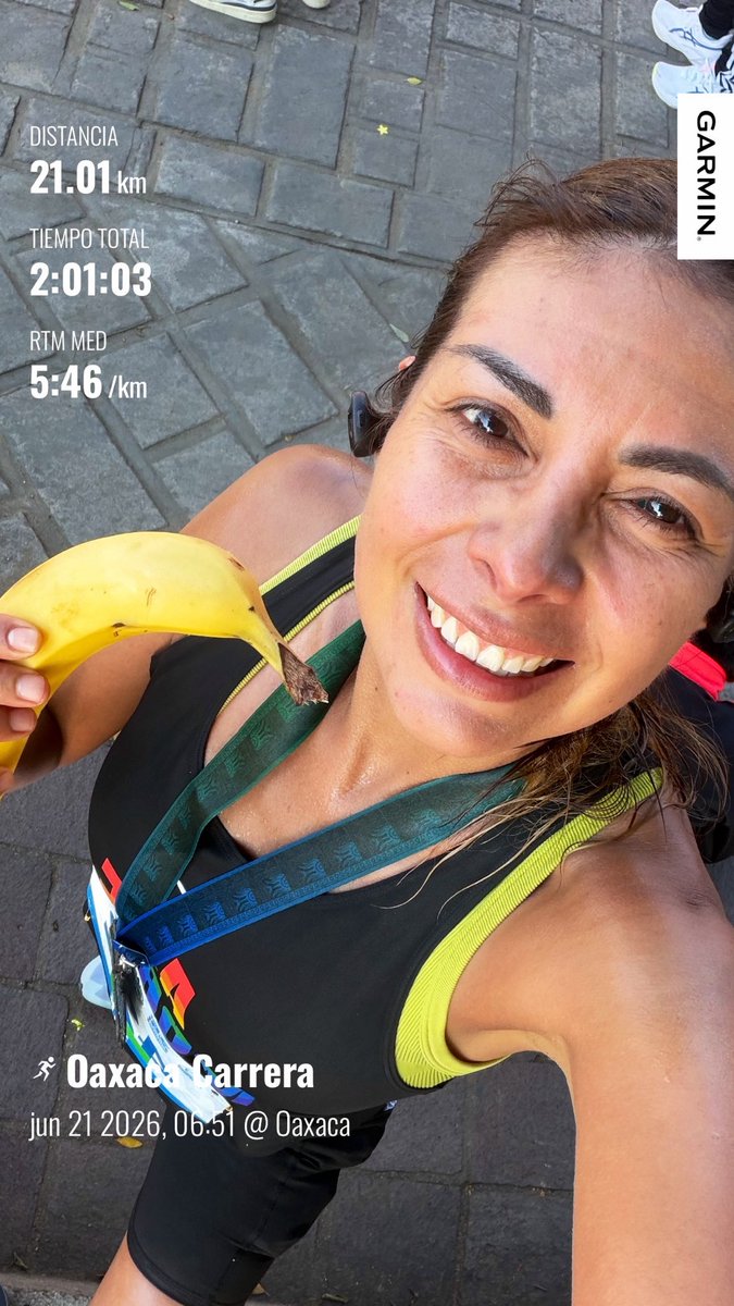 alemorlanmx's tweet photo. Felicidades @AcreimexOficial Gracias por fomentar el deporte! Aquí mi tiempo en 21K. La ruta estuvo exigente… así como la vida! Pero con disciplina, constancia y claridad del objetivo siempre se puede 💪🏃🏽‍♀️🍊🫰🏼 https://t.co/BONFwBm1kZ