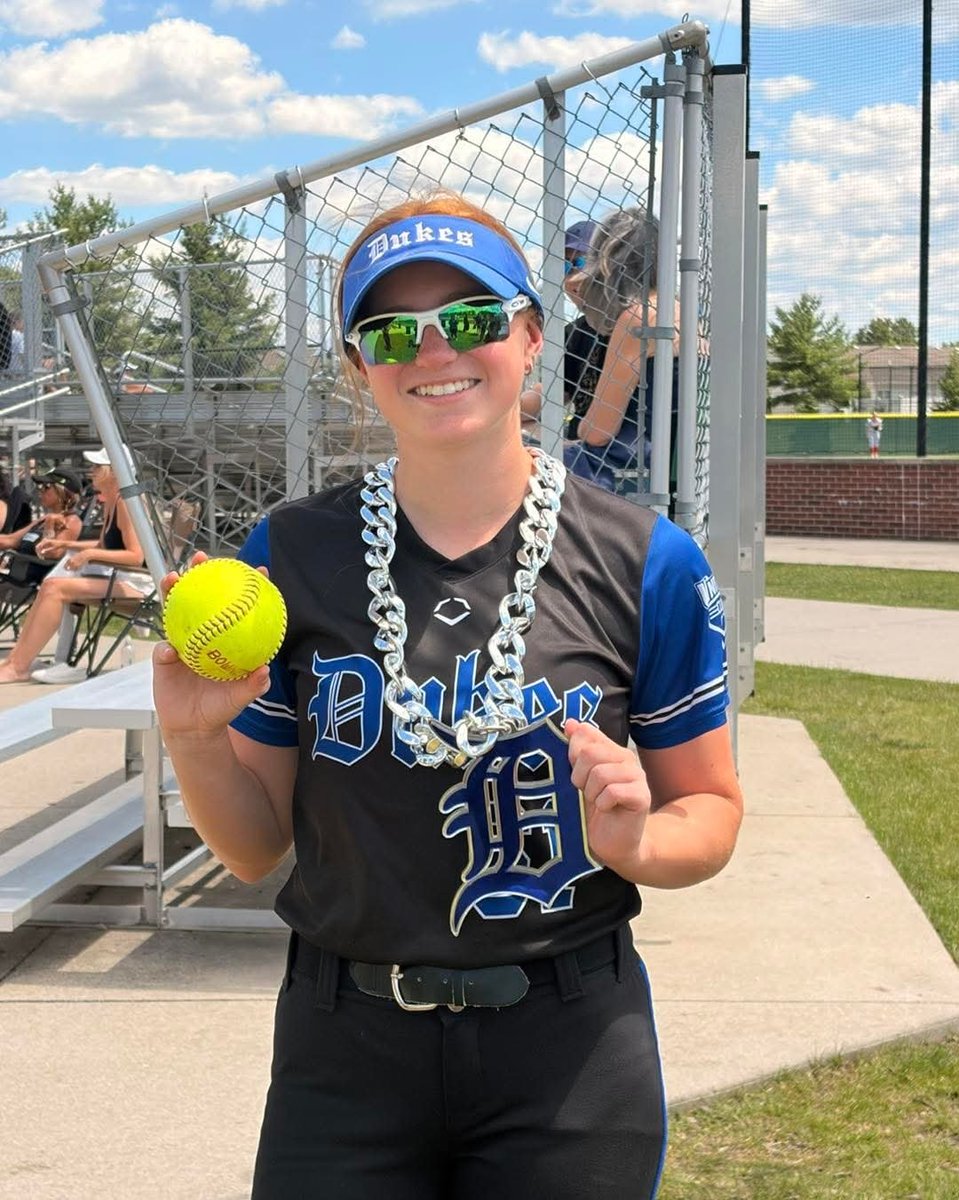 cjstephenson19's tweet photo. I kept up my positivity and quality at bats at the PGF Qualifier in Crown Point (@PGFnetwork). Hard work pays off and my hits finally dropped.

Stats:
AVG .500
QAB 9 (50%)
OPS 1.556
Hits 8 -> 1B 4 | 2B 2 | HR 2

@ExtraInningSB @LadyDukesBryant @NCSA_Softball @SBRRetweets @StlSportsPro1 @ProductionsW7 @SportPrepX @thealliancefp @CoastRecruitsSB @coachfayth9 @ConnectSports_ @ScoutSoftball
@YolandaParedess @MaxPreps @PrepSoftball @LineDsoftball @DiamondAddicts