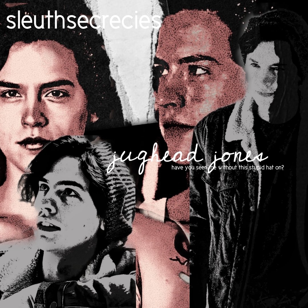 sleuthsecrecies's tweet photo. - jughead jones 
- multiship, ships with chem
- mdni, cast with Cole Sprouse 
- bisexual, athetist muse. 

- hc and canon based. https://t.co/ZlULkss07J