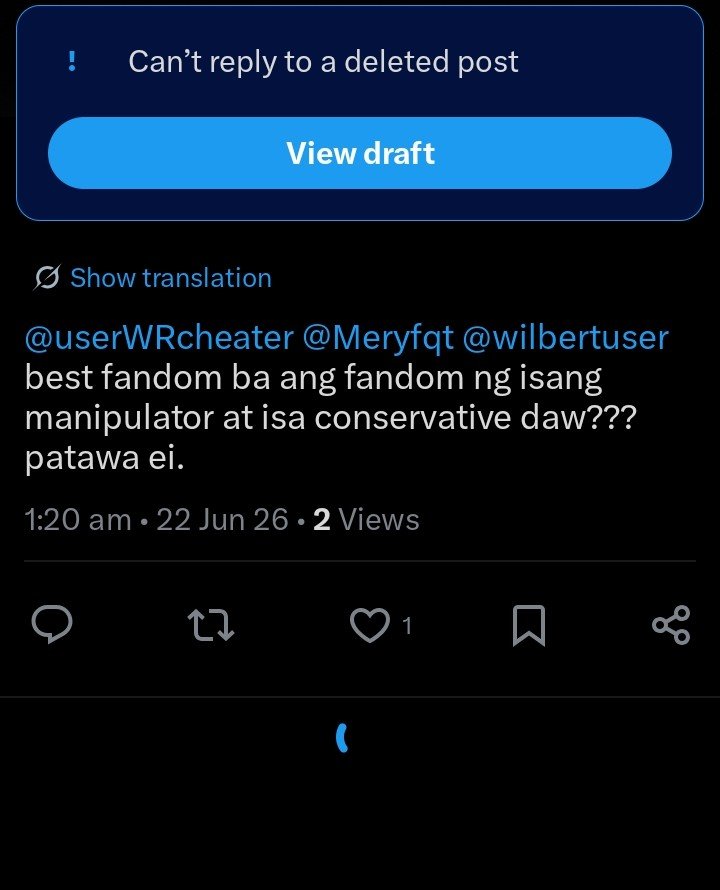 userWRcheater's tweet photo. Deleter hahaha 😂 🤣 putcha ka!
@_itsbluey00 https://t.co/KUKQyrPWLs