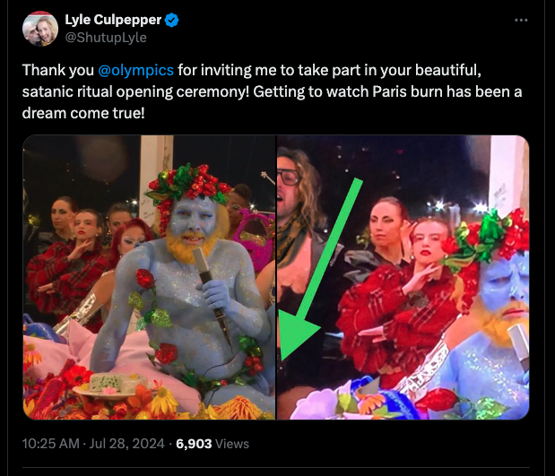 ursodum's tweet photo. @crusade_enjoyer I don't know why people are hating on Raygun. She mocked the gayest most satanic Olympics in history and killed breakdancing as an Olympic sport. Woman is a hero! https://t.co/7u3yEKnhQE