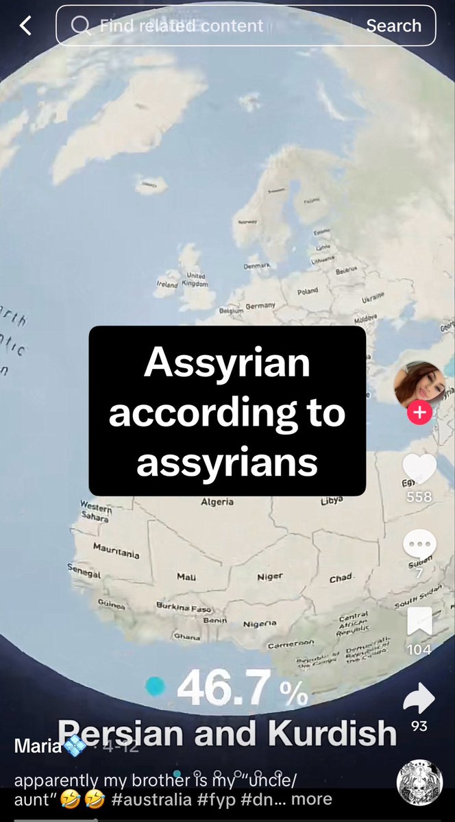Nuriii501's tweet photo. I recommend everybody search this up on TikTok and look at the DNA results for themselves.

First picture: Assyrian DNA.

Second: Laz DNA.

Third: Zaza DNA.

Who are these people to say who is Kurdish and who isn't? https://t.co/K6HLfYSSXS