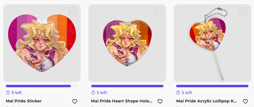 cyberslasharpie's tweet photo. Chu~ 💗
Pride themed Mai goods now in my store! 🧡🩷

🛒https://t.co/Z0PevexagF https://t.co/oTAFxjqH6N