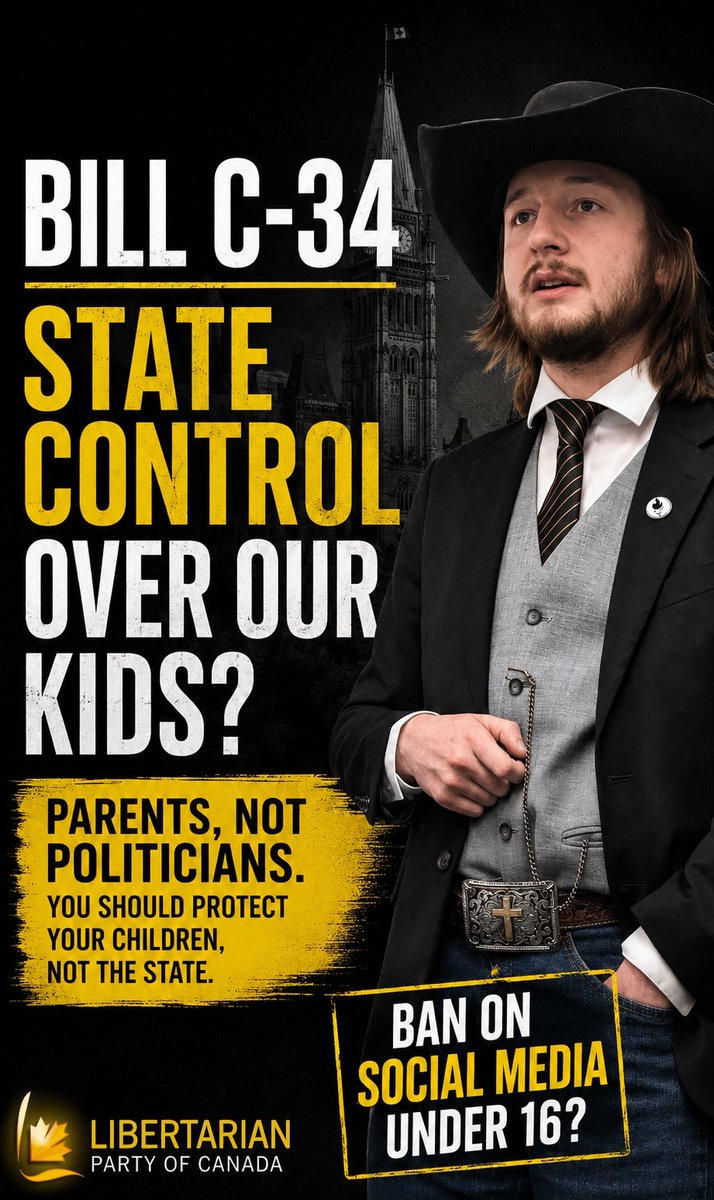 MH_For_MP's tweet photo. Parents should decide what is best for their children, not politicians in Ottawa.

Protecting kids matters. But using children as an excuse to expand state control over the internet, social media, AI, and family life should concern every Canadian.

The government does not know your child better than you do.

Parents need tools, responsibility, and freedom. They do not need Ottawa stepping in as the national parent.