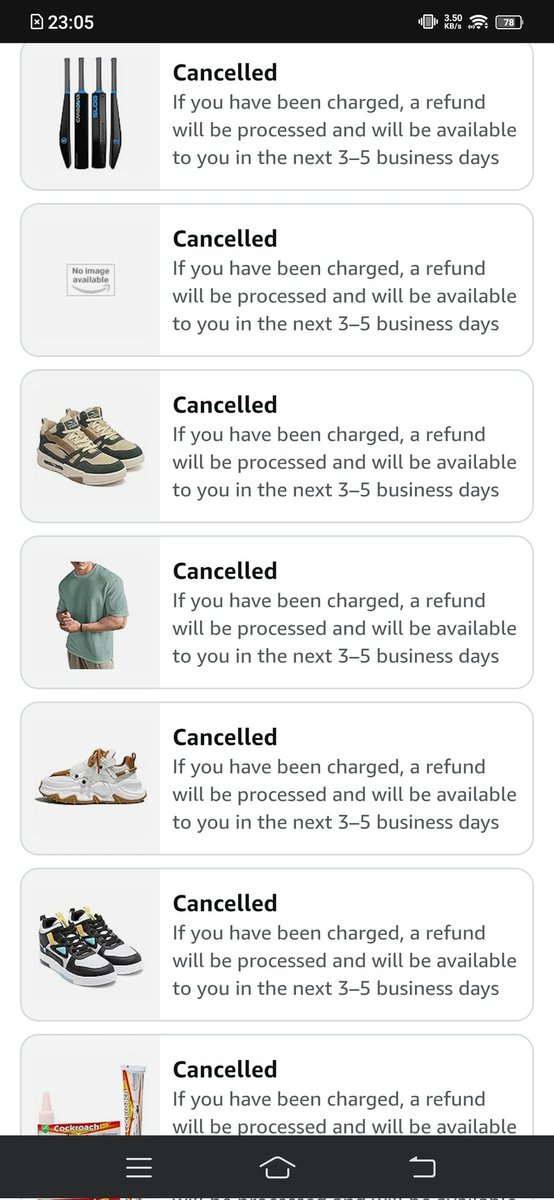 TPython1020's tweet photo. I had 1500 rs in my Amazon wallet as voucher money I added in my account, when I ordered from it they are just cancelling my orders from last 1 years I reached Customer support talked with them many months, mailed ofm team nobody helped me . Worst Customer service use @Flipkart . https://t.co/Dtm6U2jiV8