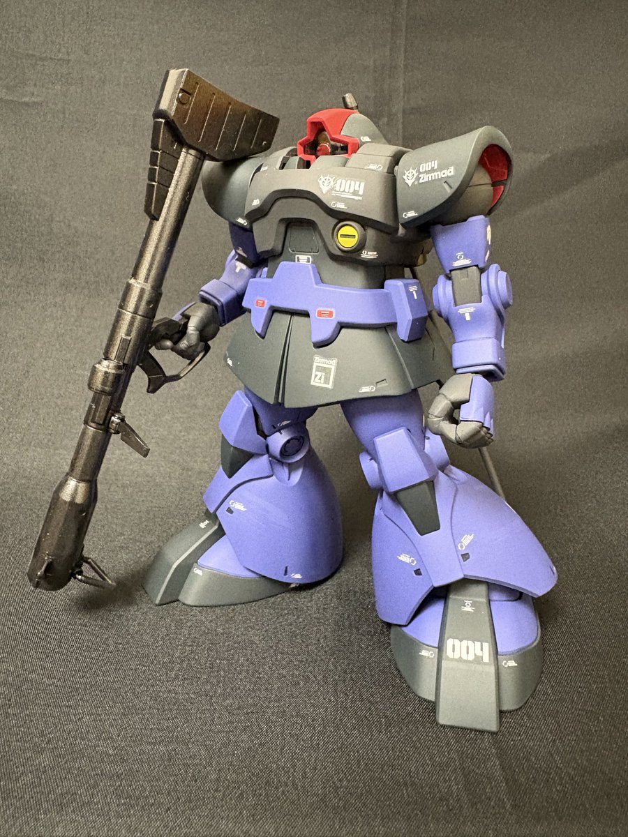 msa0011extbst's tweet photo. リックドム12機計画
最後です。
コンスコン隊004番機
階級は中尉、
12/12機完成です。

#リックドム
#コンスコン隊
#ガンプラ好きと繋がりたい #ガンプラ好きな人と繋がりたい ＃ガンプラ専門店 #GshopTOKUMARU https://t.co/XoKDuY2dFP