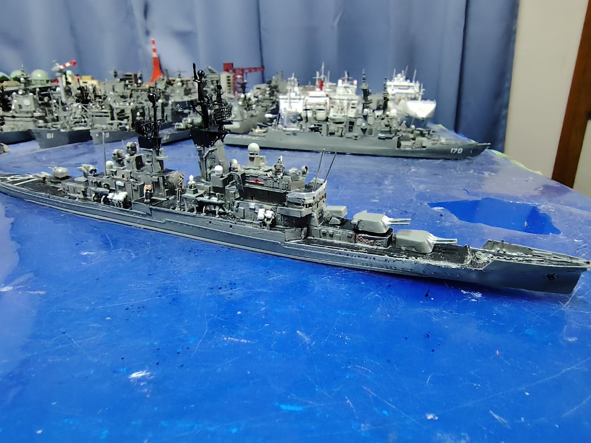 YrhPpTAK7jYc4Bu's tweet photo. #TLにお船を流そう
＃架空艦を作ろう
おはようございます!
今朝は通常出勤(できん)です!
娘氏送って来ましたです!
今日頑張れば連休です！
仕事の方はご安全に!
休日の方は良き１日を!
今朝もフォト蔵からどんぶらこっこ流れろ最上級改装架空ミサイル巡洋艦〜
(｀･ω･´)ゞ！ https://t.co/IVB5QLtrhs