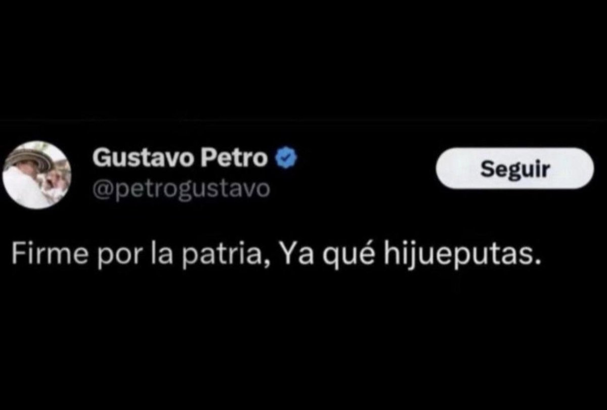AllvarilloC's tweet photo. @petrogustavo https://t.co/woulYdh7Xn