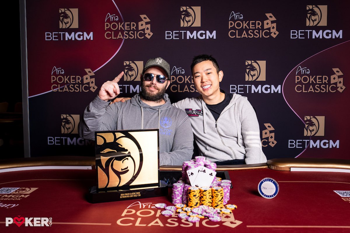 pokerorg's tweet photo. Do we hear a winner’s roundup? 📣 

Here are just SOME of the big winners over the past few days at the @BetMGMPoker Aria Poker Classic!

The action continues…

📍 Aria https://t.co/No2JAZDLXG