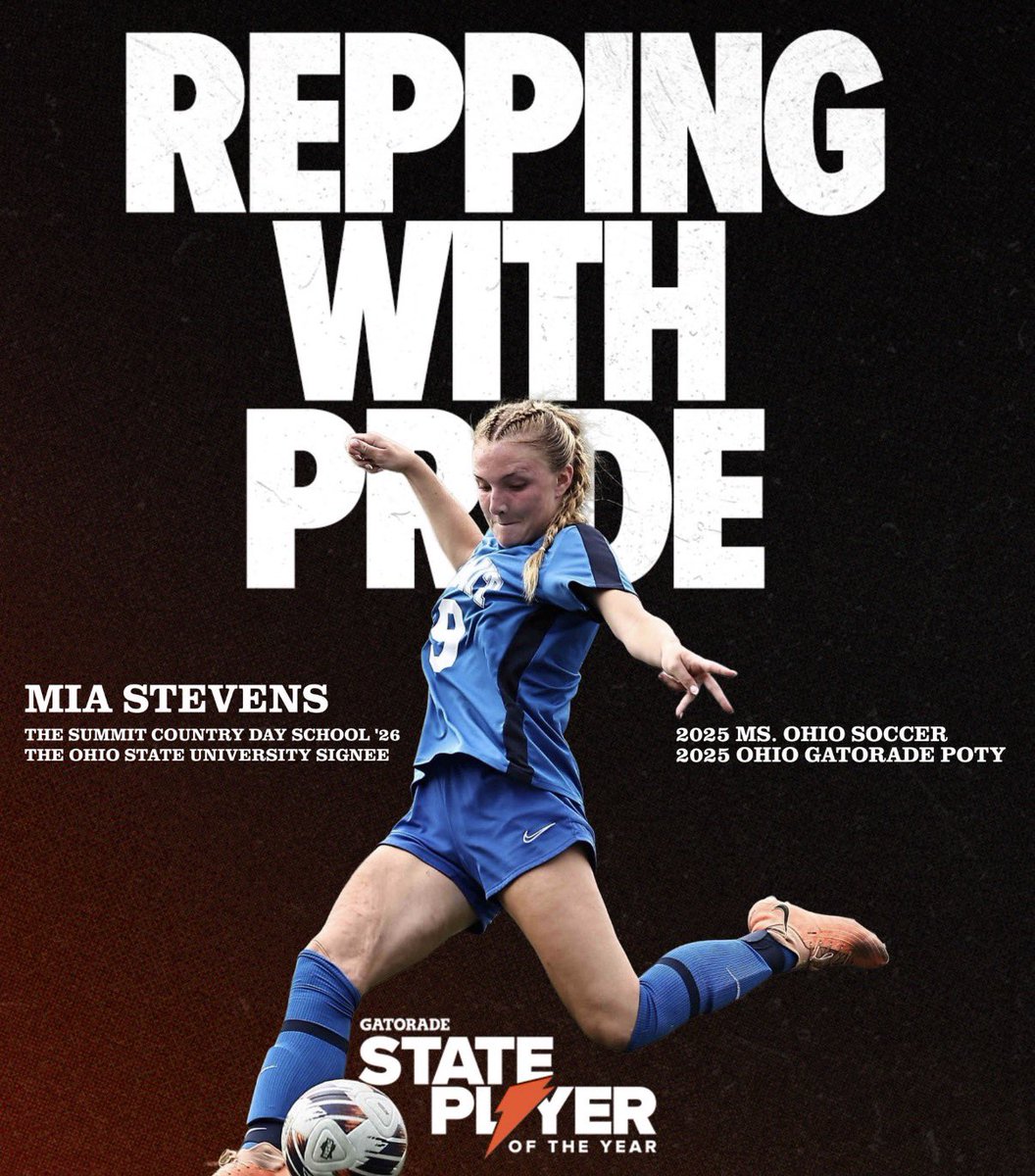 ohioelite's tweet photo. Congratulations to Mia Stevens and Joanna Bryant from our 2008/07G ECNL Team!!  Both players were named Gatorade Player of the Year. Mia earned the award for Ohio and Joanna for Kentucky. https://t.co/fshW3lqXHI