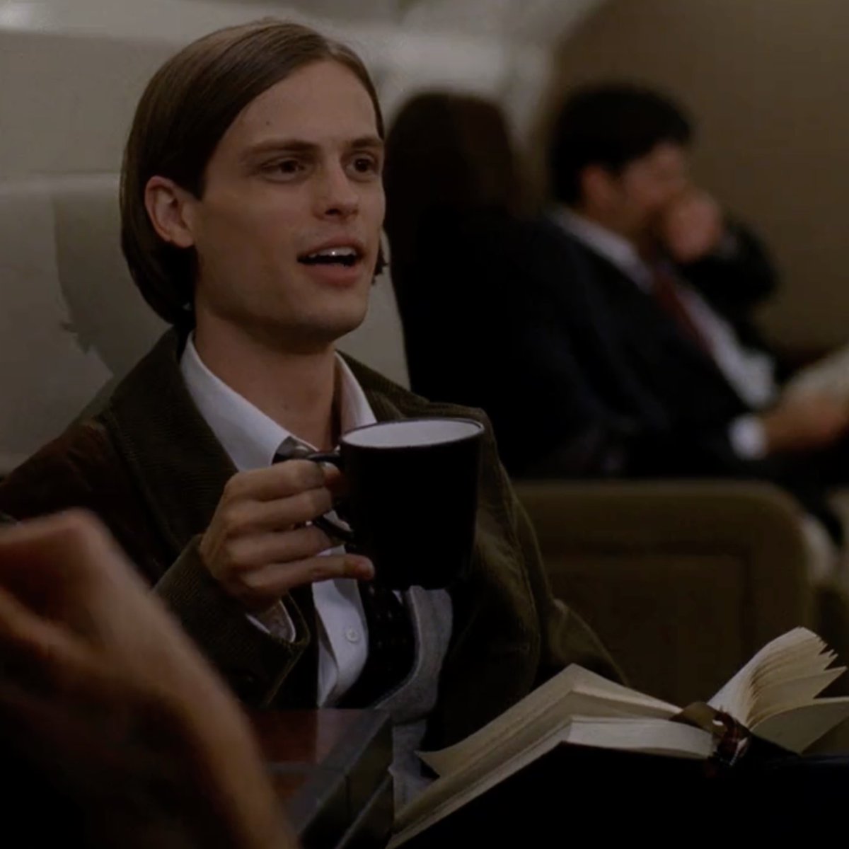 reidaissance's tweet photo. First and last shots of Spencer reading on the jet, oh my 🥺 https://t.co/hoJtwetOh4