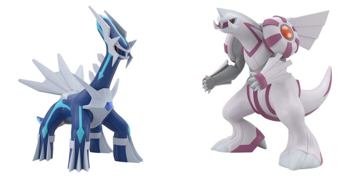食玩】ポケモンスケールワールド「ディアルガ」「パルキア」 【13時