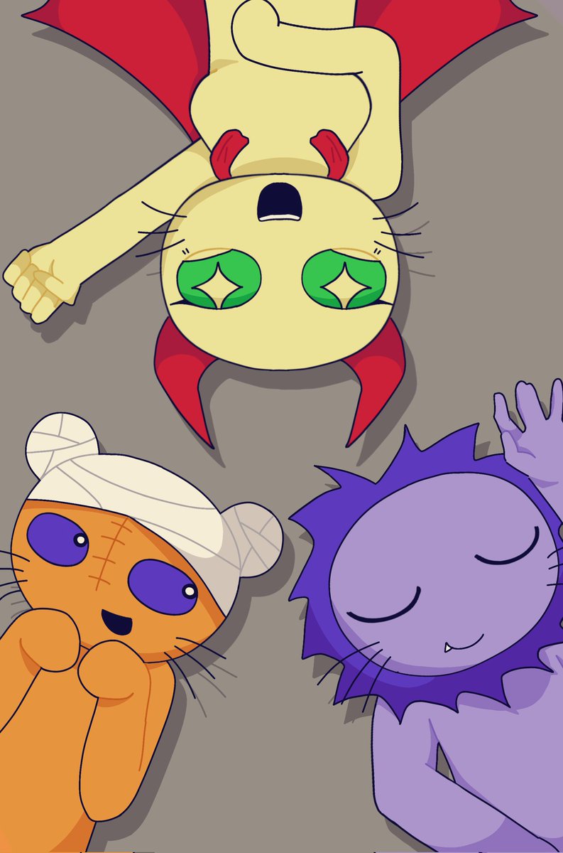 dollyy_28's tweet photo. I finally drew the grey trio🥹✌ #teachthecat #ねこのティーチくん https://t.co/m1il9IIRVI