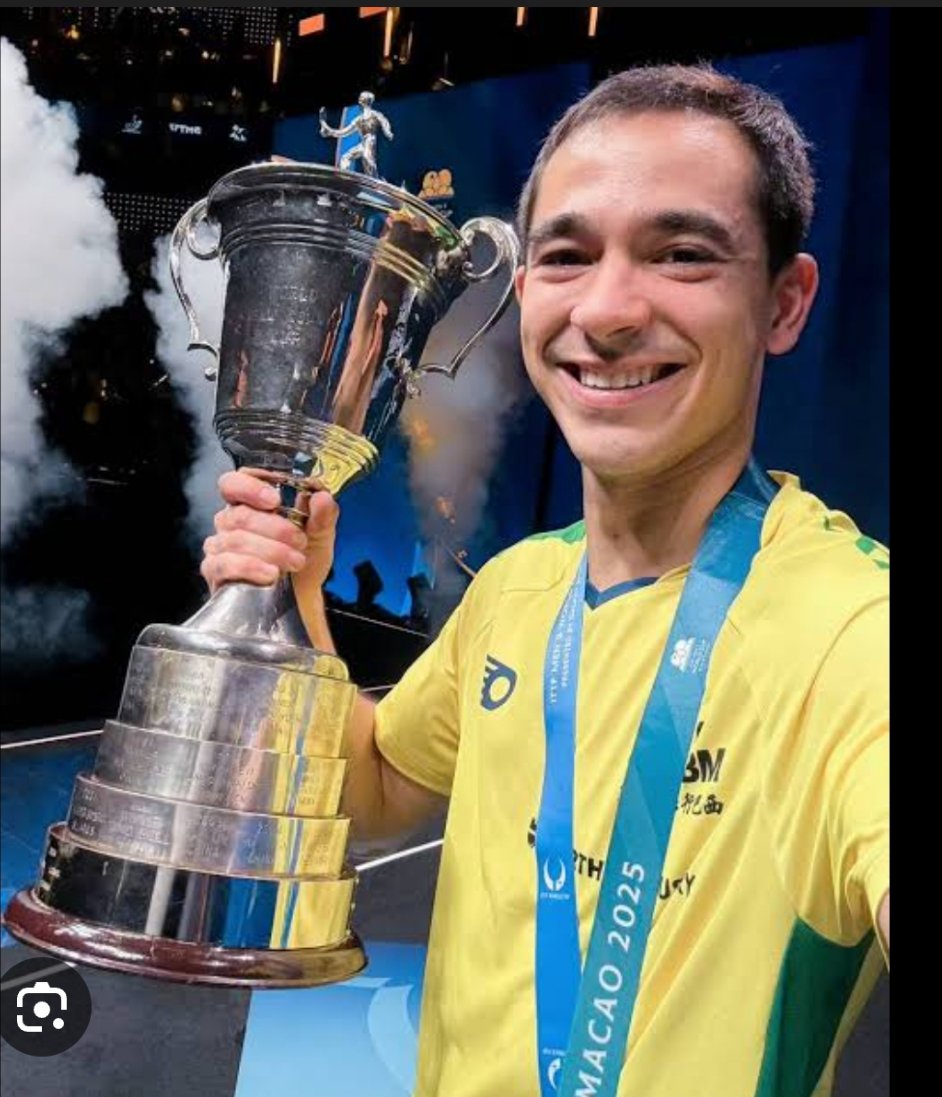BrodaEbube's tweet photo. 🎉 Happy Birthday Hugo Calderano. Wishing the Brazillian Professional Table Tennis 🏓 Player you more grace, more wins. https://t.co/vyH4DVLJTU