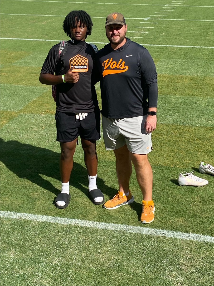 IIamBriannJ's tweet photo. Great day at Tennessee today!! @AlecAbeln @Vol_Football @coachjoshheupel https://t.co/PbxOHez3Fk