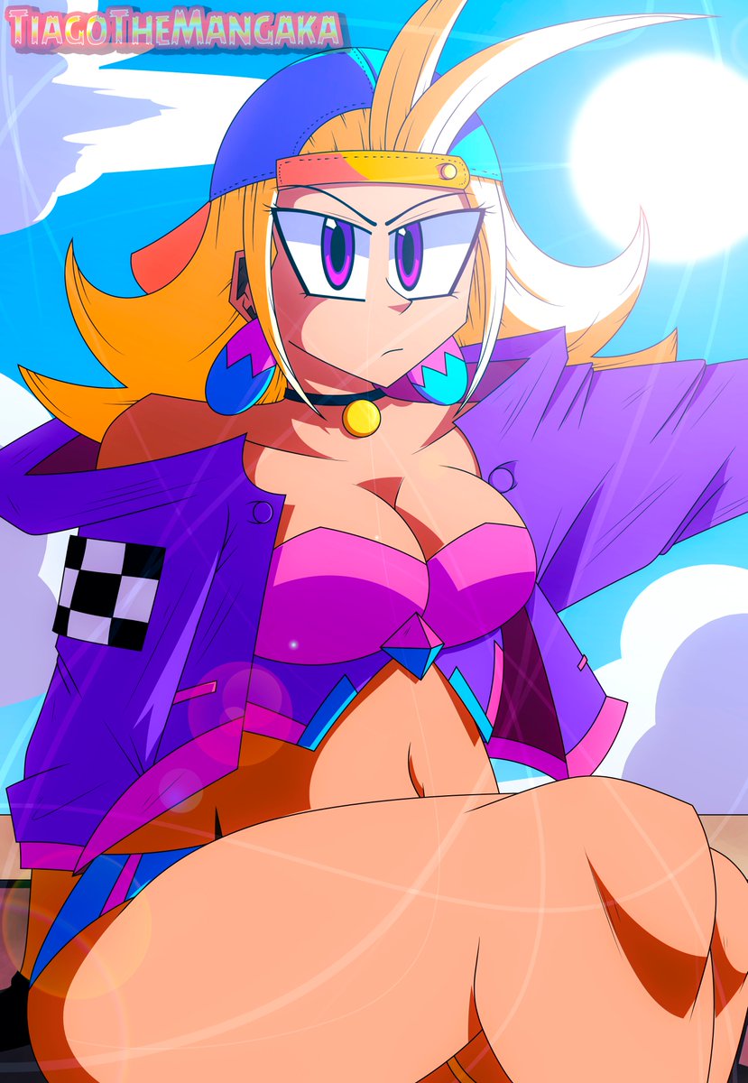 tiagothemangaka's tweet photo. Aerial Racer 🏁💛
#Shantae #ShantaeFanart #Sky #SkyShantae #WayForward https://t.co/rh29gSmsBP