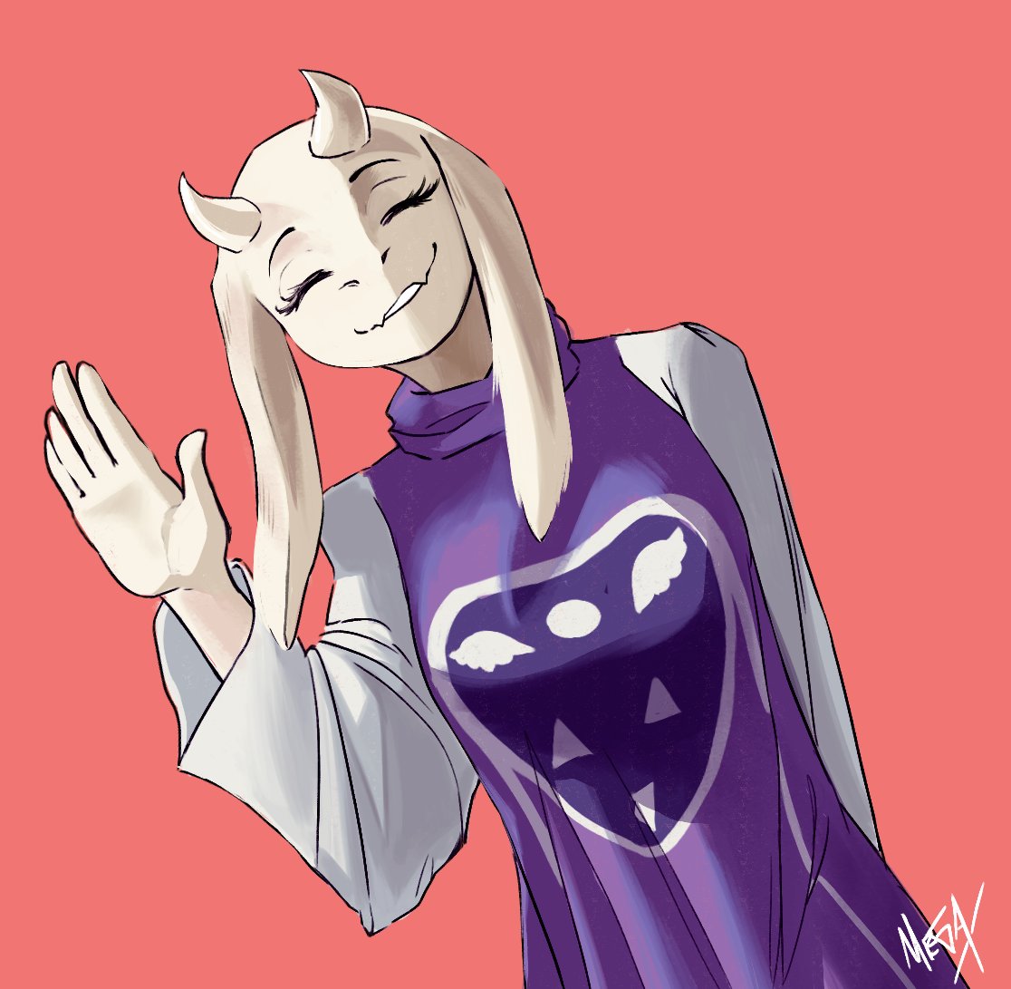 MegaX03091909's tweet photo. New illustration of Toriel for the main menu✌️ https://t.co/Y5Y5pLk6IO