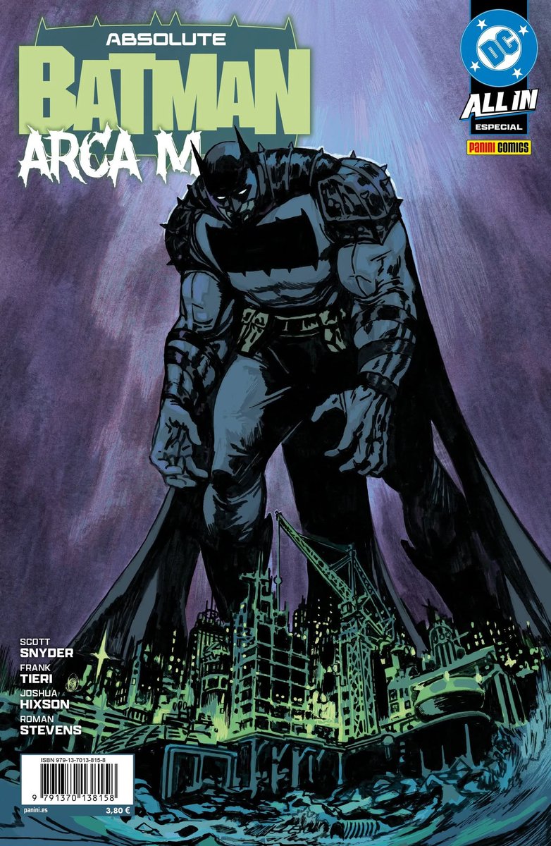 PaniniComicsEsp's tweet photo. Una vez te hayas empapado de historia y mito, date una paseo por los orígenes del Arca M...

ABSOLUTE BATMAN: ARCA M
#4del6

¿Qué horribles secretos yacen ocultos tras sus muros? ¿Quién es el encargado de protegerlos y evitar que sean descubiertos? ¿Y qué nuevas versiones Absolute harán su primera aparición en estas páginas...?

Con el one-shot Absolute Batman: Ark M, por Scott Snyder, Frank Tieri, Joshua Hixson y Roman Stevens.

+info: https://t.co/65696U3xRA

#PaniniDC #Absolute #ArcaM #Arkham