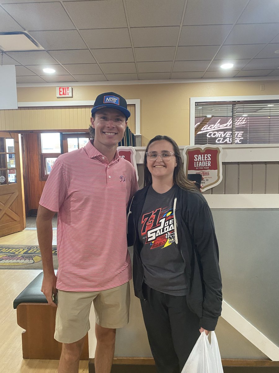 Allison_Boots's tweet photo. Always grateful to support my favorite drivers! 💙🧡 https://t.co/Kf7uZWtdZY