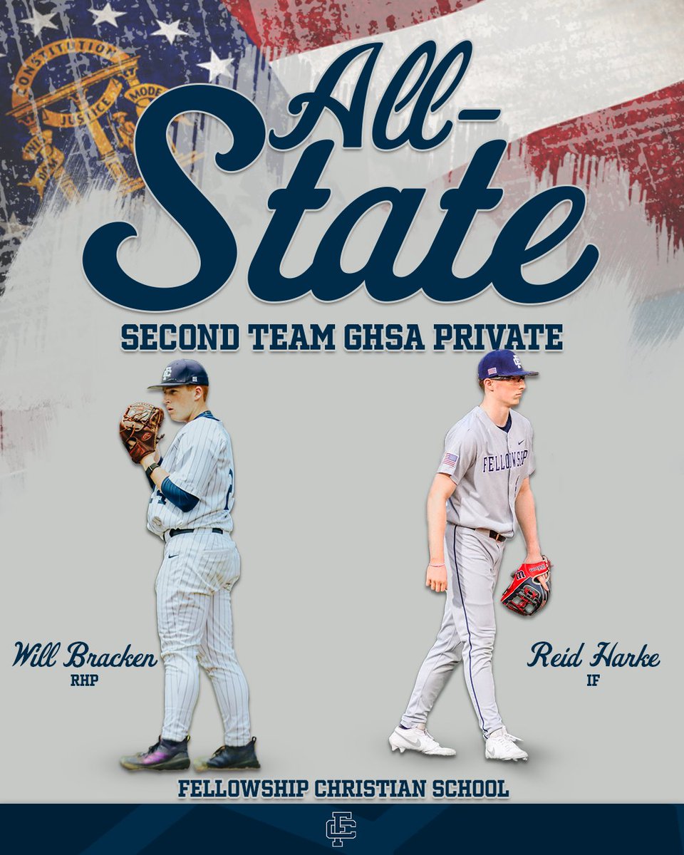 PaladinsFCS's tweet photo. Five FCS baseball players named to Georgia Dugout Club All-State team! @FellowshipCS @Coach_O_10 https://t.co/4xjPjHpw7h https://t.co/KfUy7KkEQe