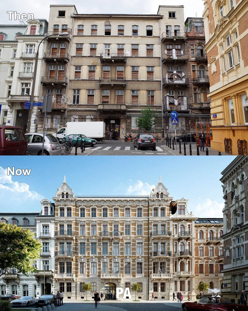 parametricarch's tweet photo. From revitalized streets and renewed facades to growing skylines and contemporary landmarks, these transformations reveal how architecture and urban planning can reshape the identity of a city while preserving its cultural heritage.

🎓Subscribe to our newsletter: https://t.co/9dpGXXYuH3

#ParametricArchitecture #Poland #UrbanDesign #CityPlanning #BeforeAndAfter