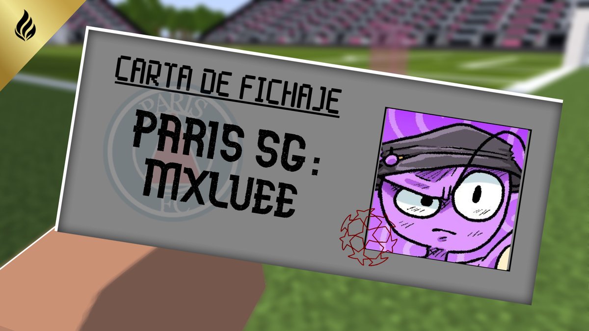 CalfyraEvents's tweet photo. 🚨SEGUIMOS CON LOS FICHAJES 🚨 

@mxluee_ se une oficialmente al PARIS SG para esta temporada. 🔴🔵 

Para defender estos colores.  🔴🔵 

Bienvenido/a joven estrella. 🔴🔵 

#minecraft #ECLeague #Futbo https://t.co/fXa90HBK9k