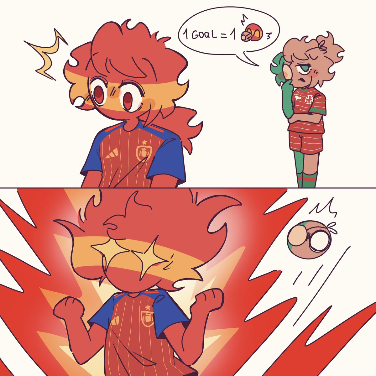 Tomato_Juice15's tweet photo. - 1 Saudi, - 1 Portu

#Countryhumans 
#CountryhumansSpain
#CountryhumansPortugal
#CountryhumansSaudiArabia
#CountryhumansCaboVerde https://t.co/6kB3OiTtNm