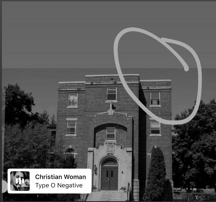 MoMetalx's tweet photo. That shelter wasn’t refuge. It was another cage wrapped in crosses and conditional grace. Demonic in the way it broke girls down under the guise of fixing them. 
An old convent turned battered women’s shelter. https://t.co/N5zCg57q9j