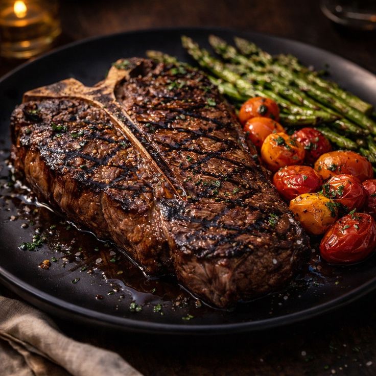 SteakHubbye's tweet photo. T-Bone Steak 🥩🍅 https://t.co/4vkHmlwou1