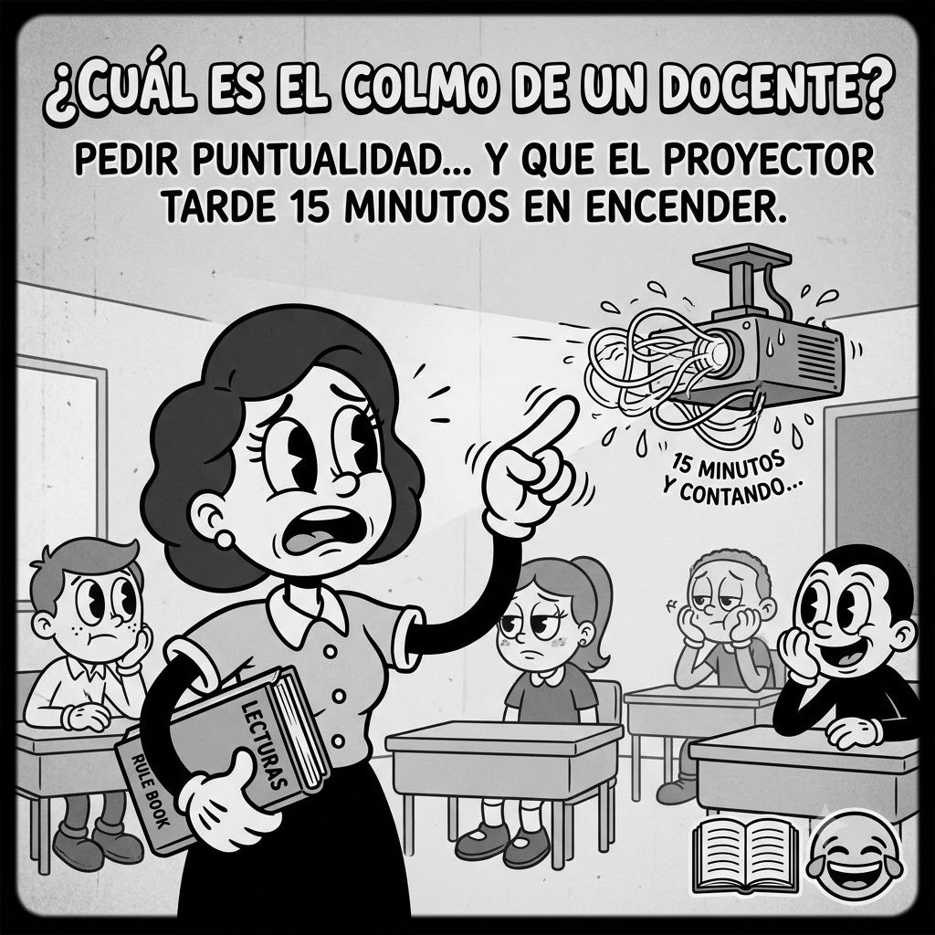 TicEducativas's tweet photo. ¡El clásico dilema del aula! 🏫 ¿A quién más le ha pasado? 😅
¿Qué otra situación tecnológica les ha robado la paciencia en clase? Los leo en los comentarios. 👇
#Docentes #VidaDocente #TicEducativas #Viernes #HumorDocente #AulaDigital #Educación https://t.co/xipYI6e1w7
