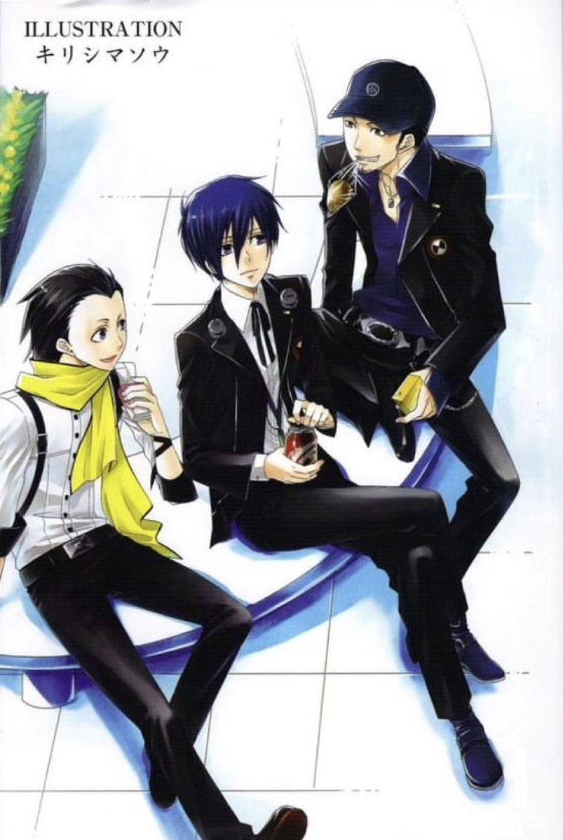 ryojilovebot's tweet photo. p3 anthology illustration by キリシマソウ https://t.co/b0RDJBXk82