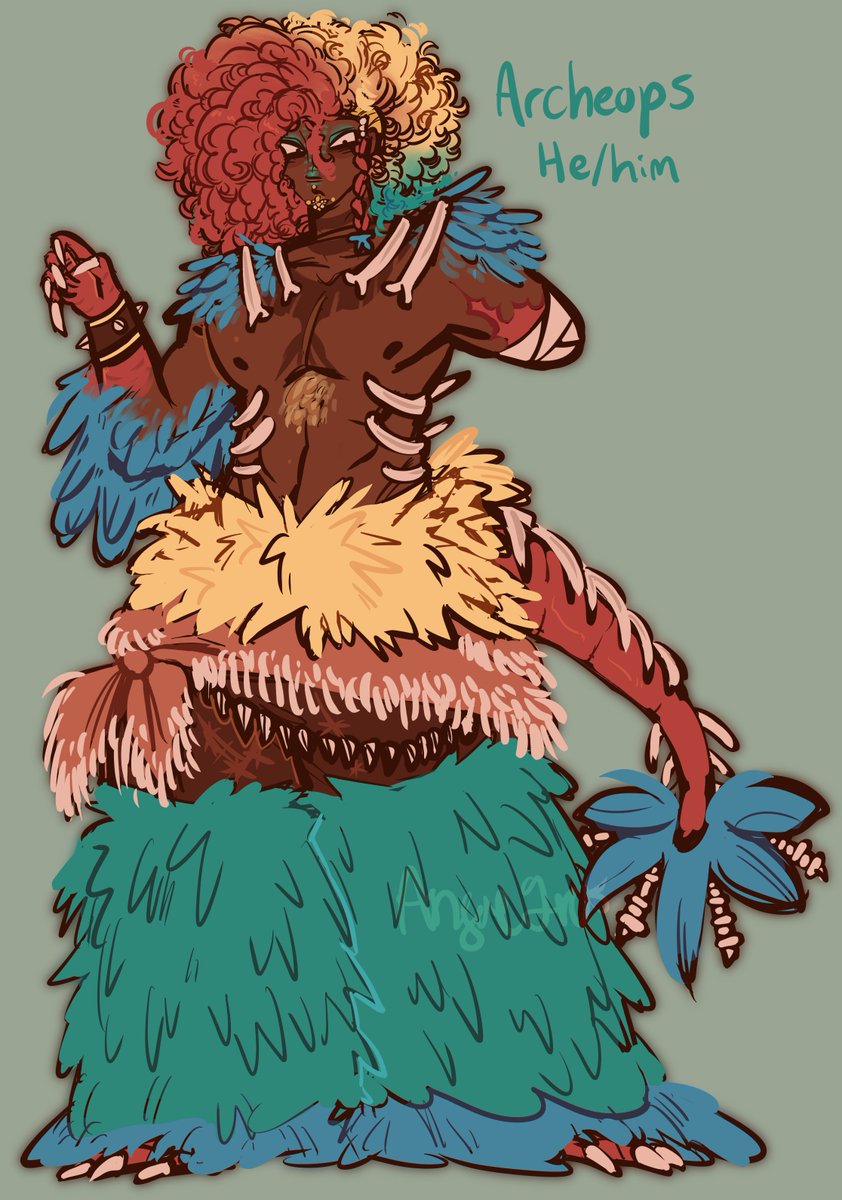 AngieV1rus's tweet photo. Archeops Gijinka! I wanna say Archeops is one of my favorite birdish Pokemon I just wish they were better #pokemon https://t.co/e7ccX3JWmz