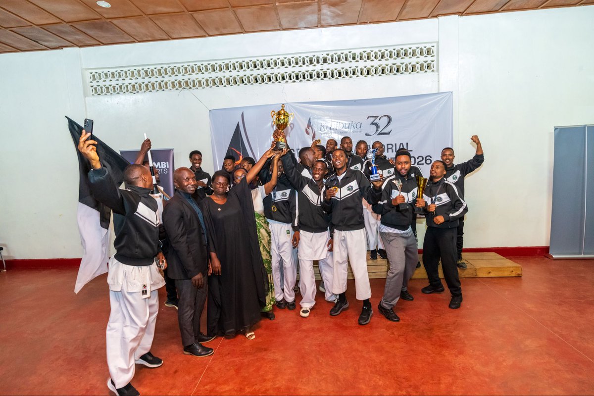 APR_Karate_rw's tweet photo. APR Karate Team dominates GMT 2026.🏆🔥
Overall Champions 🏆
Male Kumite Trophy 🏆
Male Kata Trophy 🏆
Female Kumite Trophy 🏆
A proud day for APR. 👊🏾🥋

#APRKarateTeam #GMT2026 #Champions #WKF #FERWAKA https://t.co/RPWje76DjF
