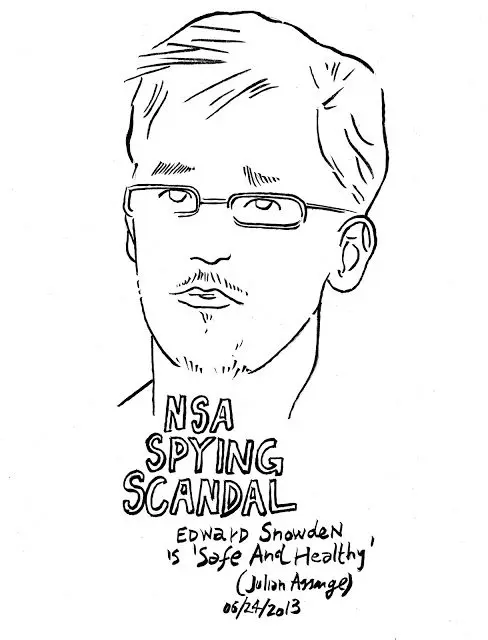 PeterSchwarz11's tweet photo. Happy Birthday, Mister Edward #Snowden
Er feiert heute seinen 43. Geburtstag.
Zeichnung: @channeldraw https://t.co/yx5hBBpGcA