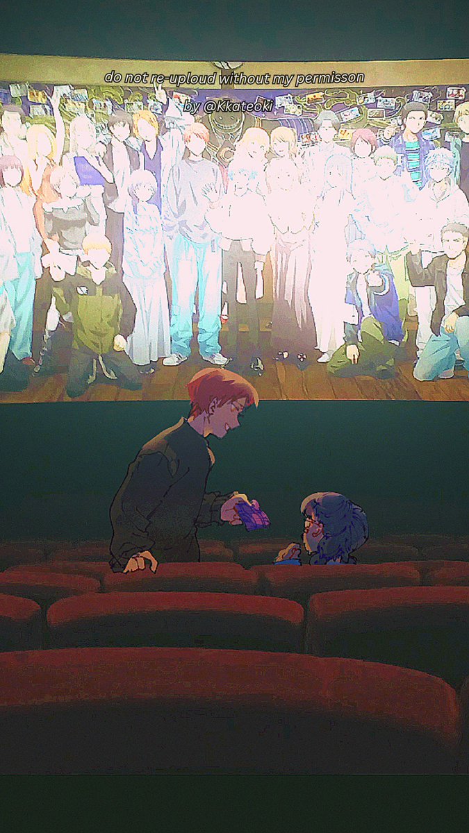 Kkateok1's tweet photo. (#カル愛 )  I watched a movie yesterday, and the people sitting in front of me looked exactly like the cast. Wait... were they actually the actors? 👀,,, 

//mama y papa😋 https://t.co/Esy0ze5Peq