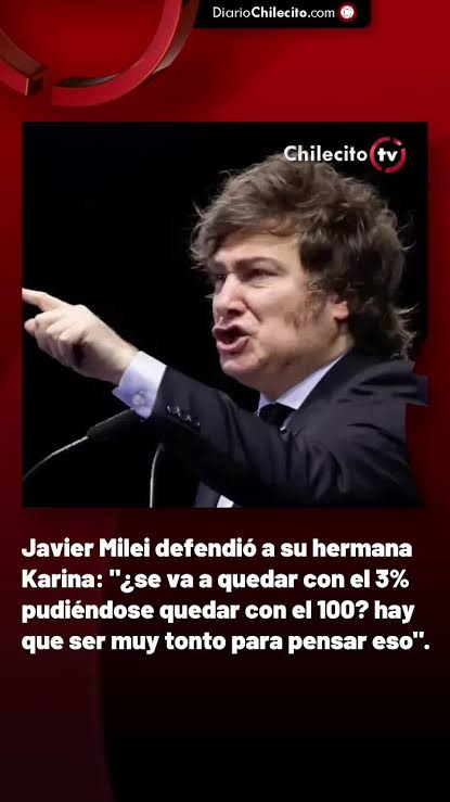 TRDKE's tweet photo. @cbuteler Ya dijo Javier Milei, que a Manuel Adorni, por enriquecimiento ilícito, nunca lo va a echar... con el antecedente de que dijo lo mismo sobre Karina Milei, y el 3% de coimas, ANDIS... no se trata de que protege  funcionarios, se tratar de que protege su corrupción. Son socios. https://t.co/FugaW4vwJD