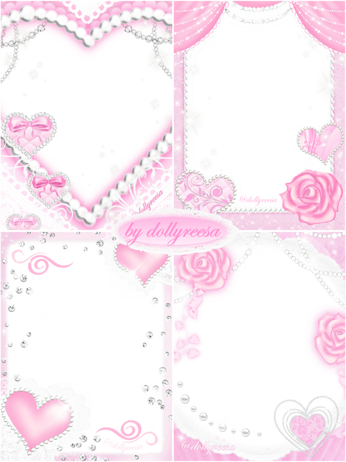 dollyreesa's tweet photo. hii i made new pink frames ! :)𐬹 ❤︎︎ ⊹.˚ https://t.co/D6vQoUjYK5