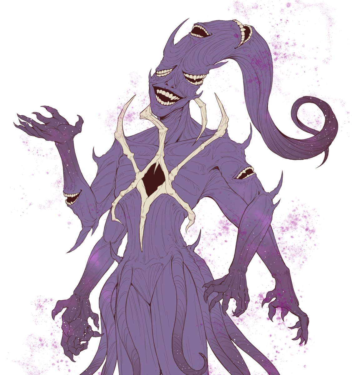 DailyOceano's tweet photo. Nyarlathotep: O Mais Antigo Anfitrião.

Tão demoníaco que seu nome foi esquecido pelo tempo, pois ele foi mancha que quebrou a Realidade.

Ele rastejava pelo Mundo espalhando sonhos e visões abomináveis, enlouquecendo civilizações até que implodissem.

E ele ria todas as vezes. https://t.co/Afd1yi6N1g