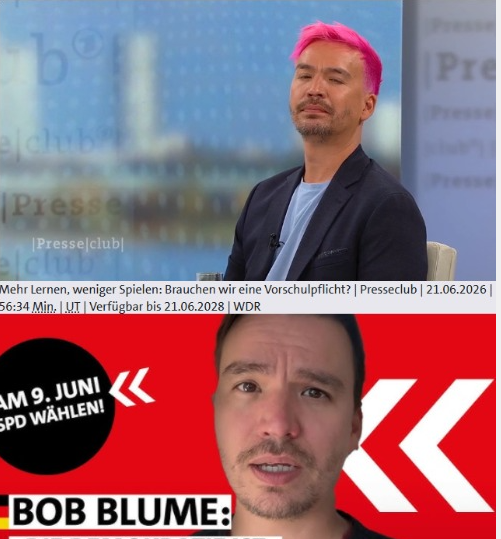 schlesingoid's tweet photo. Der Presseclub setzt einen "Bildungsinfluencer" ein, der auch für die ARD einen Podcast produziert.

Das wird transparent gemacht. 
Sein Engagement für die SPD aber nicht. https://t.co/Kg5OZI18mS