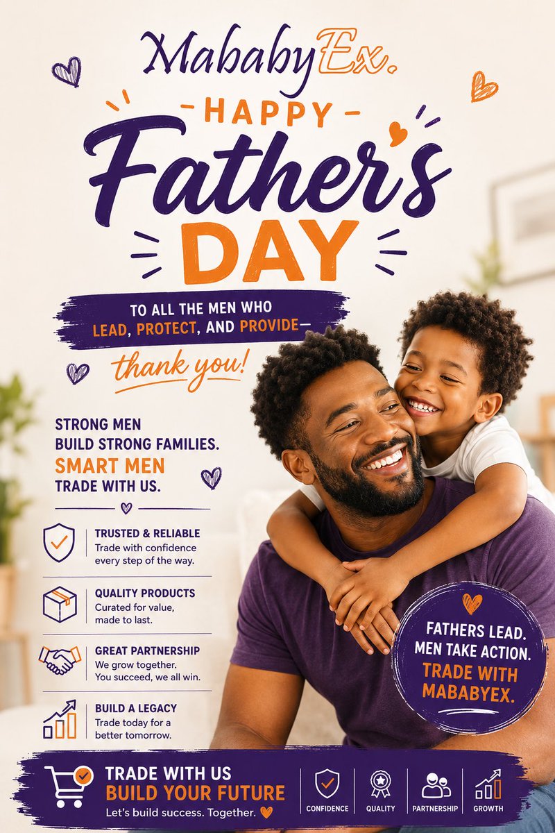 MababyExchange's tweet photo. Happy Father’s Day to every father and father figure out there 👑

Strong men build strong families 
Smart men trade with MababyEx 📈

Build wealth , Create a legacy ,Secure your future.

#HappyFathersDay #MababyEx #TradeSmart #FinancialFreedom https://t.co/30WIoZBJhB