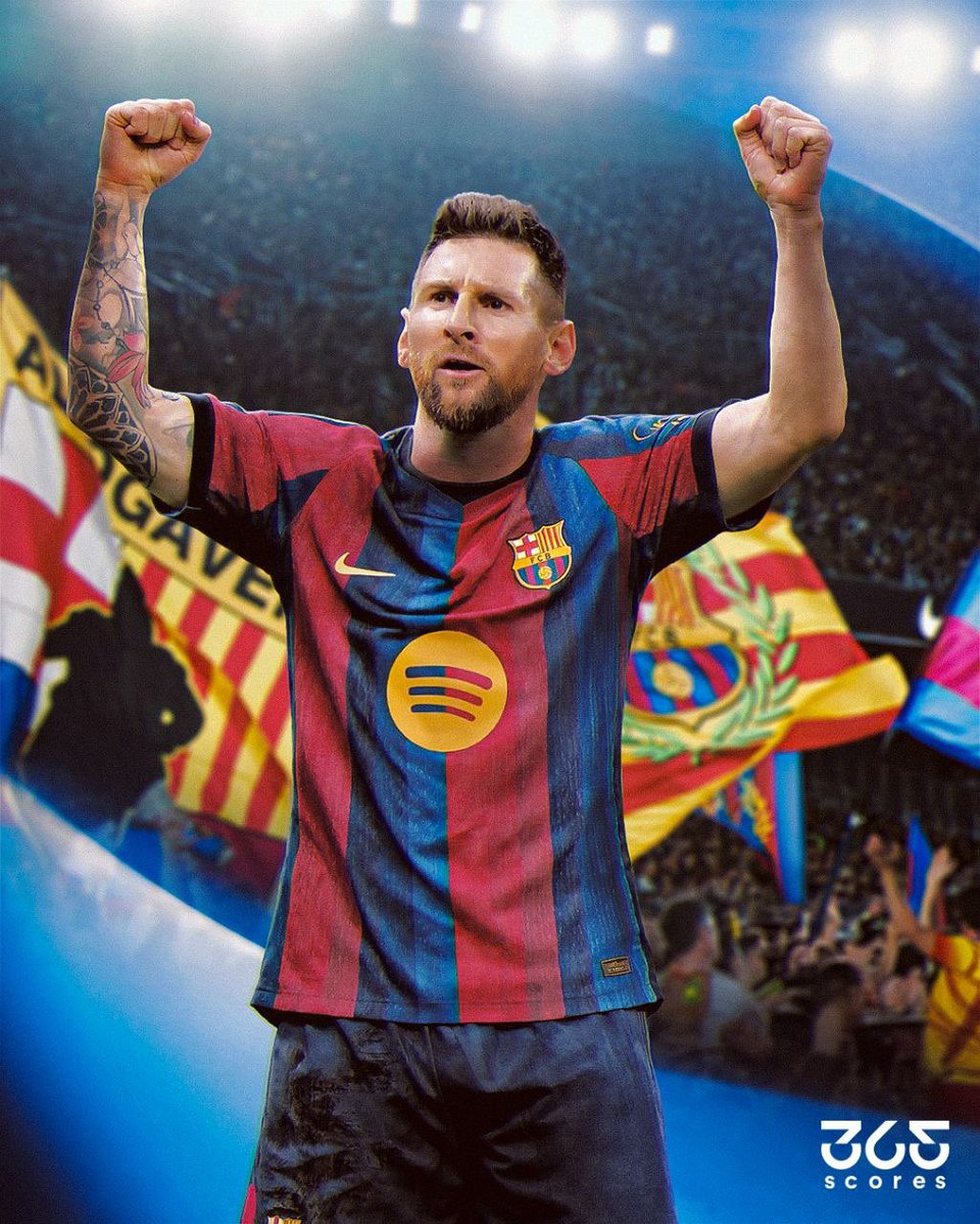 365scoresMX's tweet photo. ¡¡ÚLTIMA HORA!! 🚨🐐

Barcelona e Inter Miami se encuentran en negociaciones para disputar el próximo Trofeo Joan Gamper con una condición histórica 🇪🇸🇺🇸

📌 La idea es que Lionel Messi juegue un tiempo con la camiseta del Barça y otro con la de Miami

¿Te gustaría ver este homenaje para el argentino? 👇👀