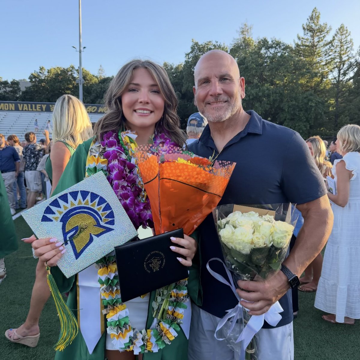 SanJoseStateWBB's tweet photo. Wishing all the Spartan Dad’s a very happy Father’s Day 👔🫶

#AllSpartans https://t.co/eJuErE2pse