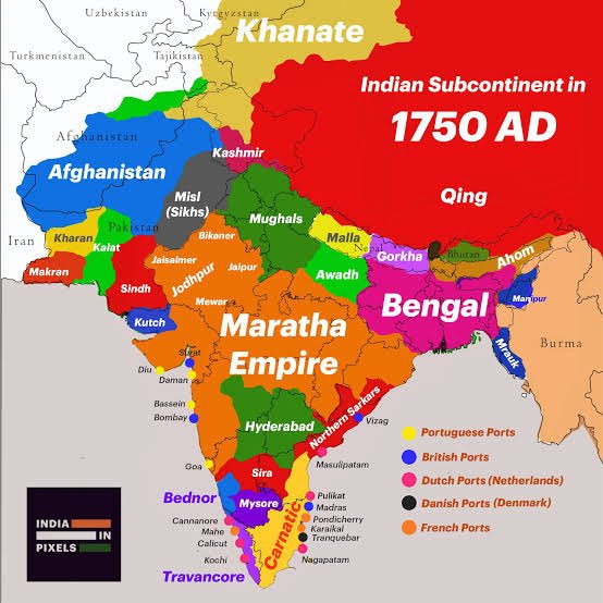 bazmetalib's tweet photo. @tequieremos By their own logic India can't claim any of this heritage either because the modern state of India came into being in 1947 too. Before that it was a bunch of different kingdoms throughout history https://t.co/FWJdreyI3R