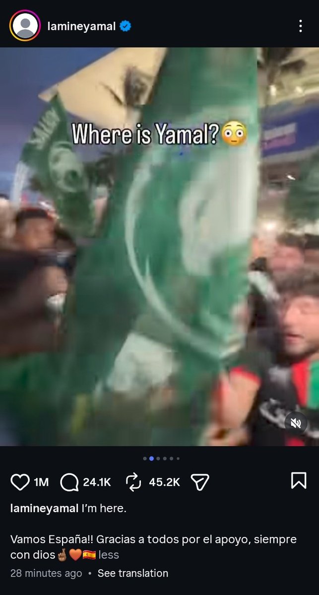 SureBetTips3's tweet photo. Yamal response to Saudi fans 😂 🤣 

"I'm here"

Starboy😂🌟 https://t.co/Vw46jmgofG