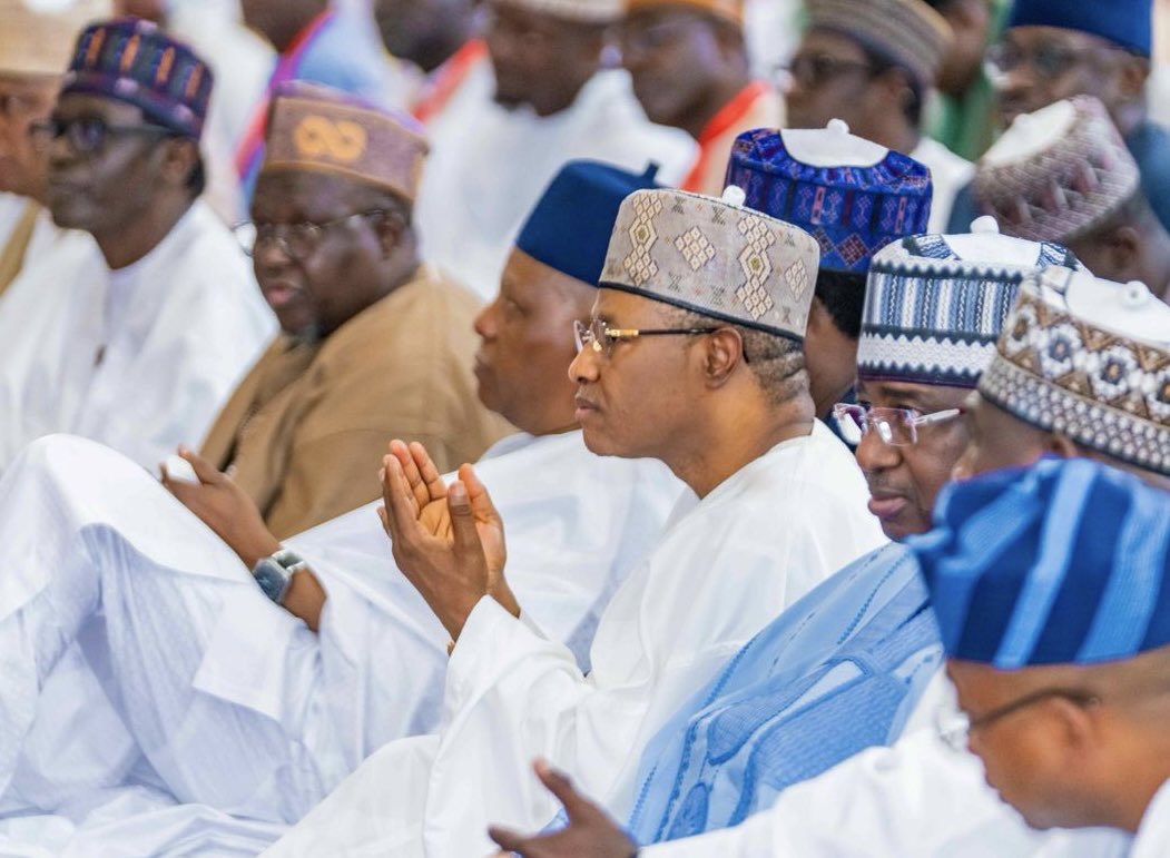 ubasanius's tweet photo. Earlier today, I joined the annual special prayer held at the National Mosque in Abuja in honour of the late Alhaja Abibatu Mogaji, OON, MFR, beloved mother of our dear President, Bola Ahmed Tinubu, GCFR. The solemn gathering which was organized by the Special Adviser to the President on Political and Other Matters, Alh. Ibrahim Kabir Masari brought together the Vice President, His Excellency Senator Kashim Shettima, GCON, alongside other distinguished personalities from across the nation.
 
It was a deeply reflective occasion dedicated to prayers for the peaceful repose of her soul and a moment to celebrate a life distinguished by service, leadership, and enduring commitment to societal advancement. Alhaja Abibatu Mogaji’s remarkable contributions to community development and national progress remain a source of inspiration to many. The gathering also served as a poignant reminder of the values of unity, shared purpose, and collective prayers for the continued peace, prosperity, and advancement of our dear nation.
 
Senator Uba Sani, CON
Governor, Kaduna State
June 21, 2026